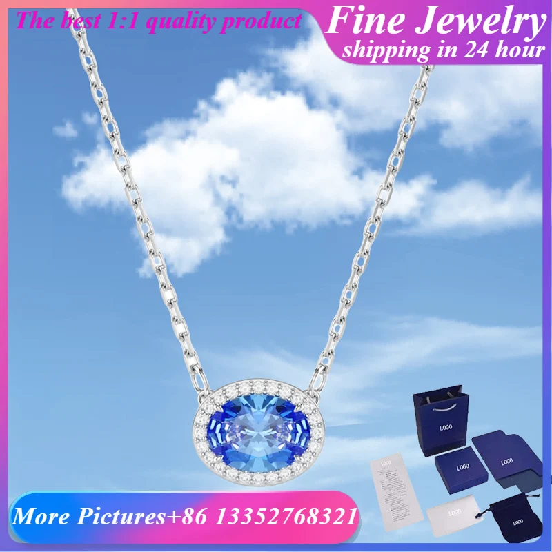 Женское Ожерелье С Подвеской Из Искусственного Кристалла Многоцветный