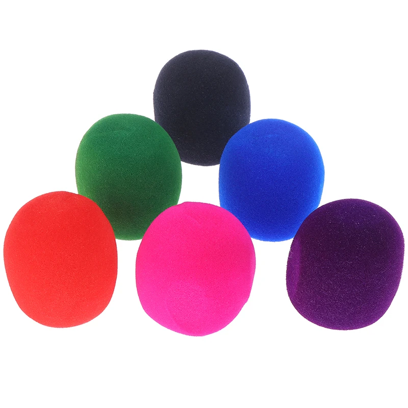 Hot sale 5PCs Microphone Headset Grill Windscreen Sponge Foam Cover For Recording Mic