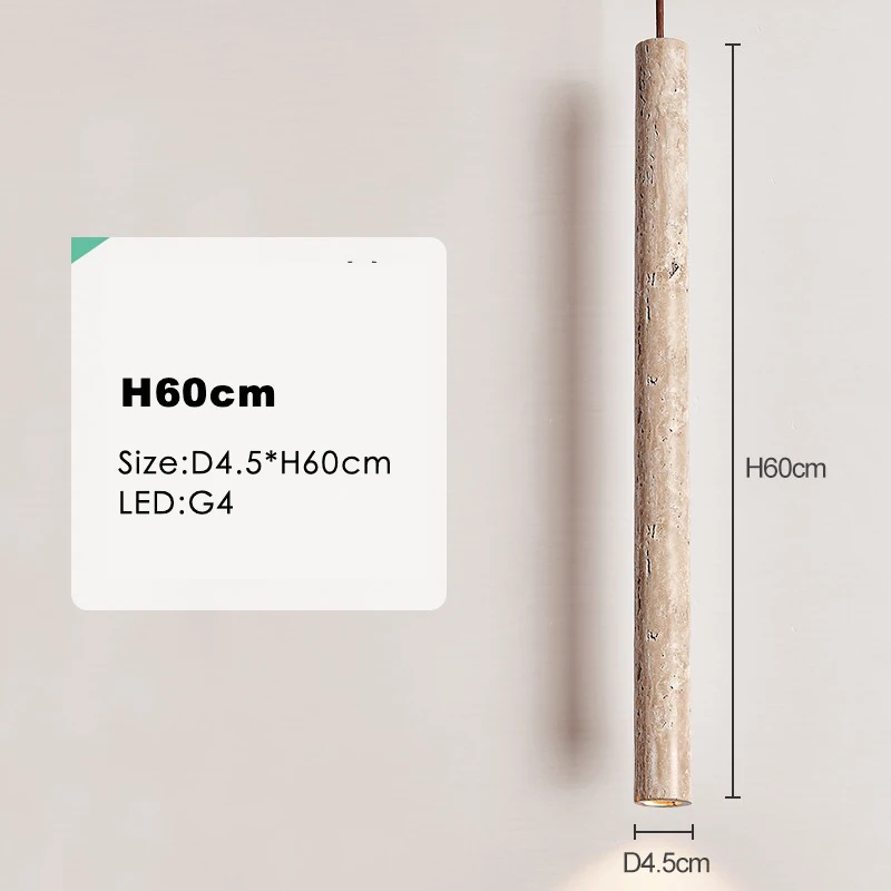 

Подвесной светильник Barcato Wabi-sabi из камня, теплый/холодный белый свет, G4