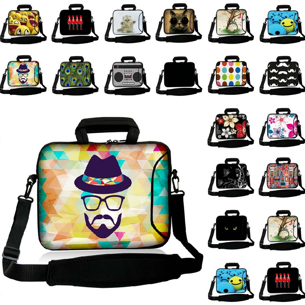 

Funda Portatil 14.2 15.6 Bolsas Neoprene 10 12 13 13.3 14 15 17 inch Laptop Messenger Briefcase Carry Bag Case For Toshiba Honor