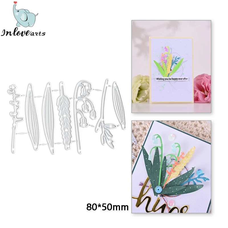 

InLoveArts Leaf Branches Metal Cutting Dies For Diy Flower Leaves Scrapbooking Card Making Embossing Stencil Craft Dies New 2022