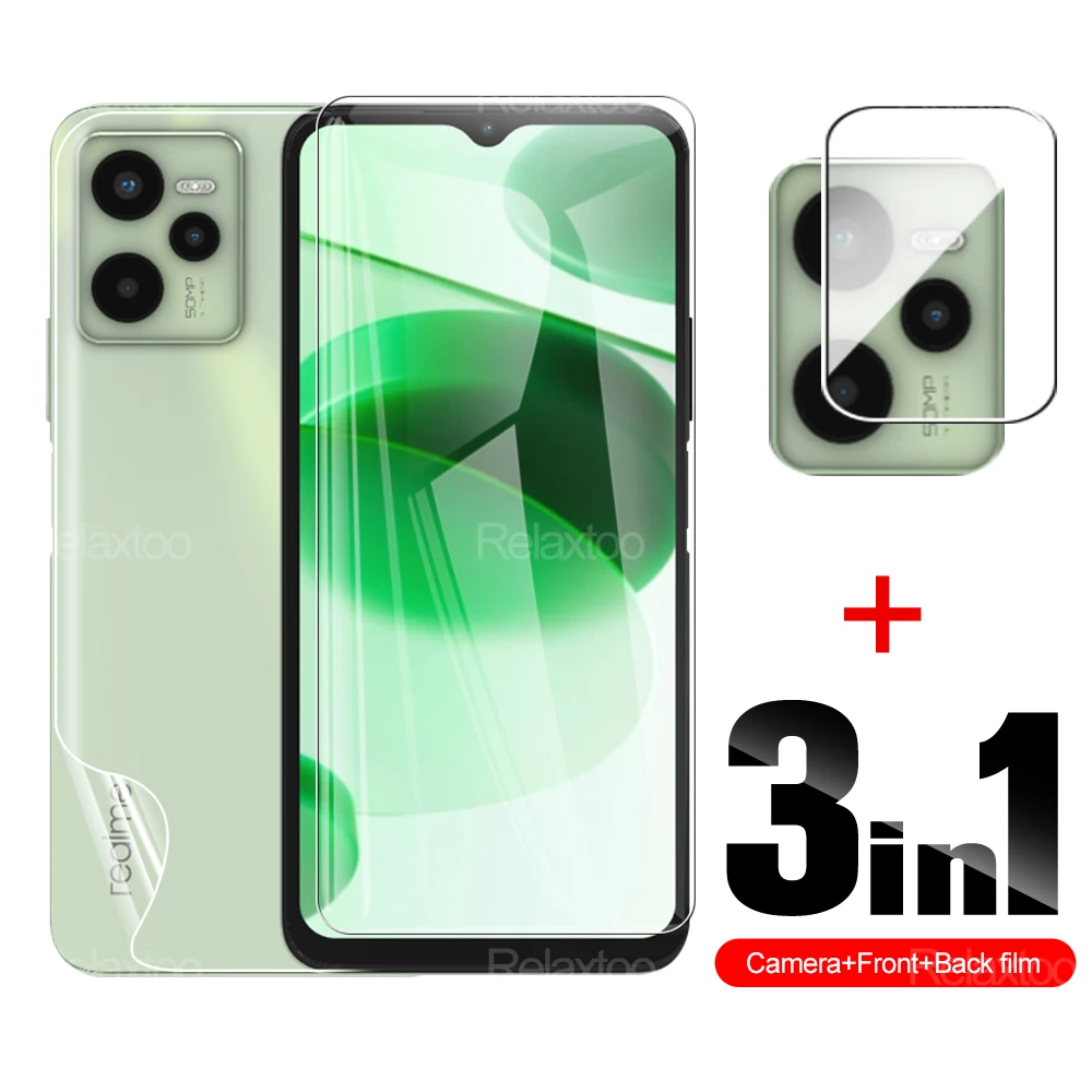 

Фотопленка для телефона Oppo Realme C35 C31 C25 C21 C15 C11 2021 3 в 1, защитная пленка для линз