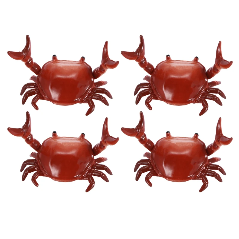 

4X New Japanese Creative Cute Crab Pen Holder Weightlifting Crabs Penholder Bracket Storage Rack Gift Stationery