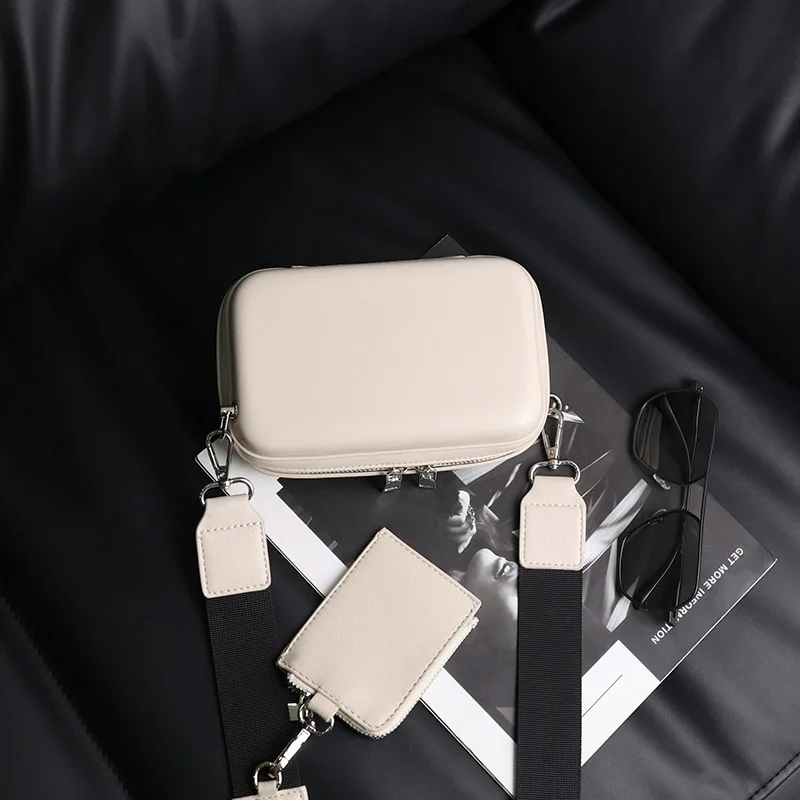 Minority Design Korean Solid Color Square Bag Ins One Shoulder Oblique Span 100-Pack Box Bag Leisure Single Shoulder