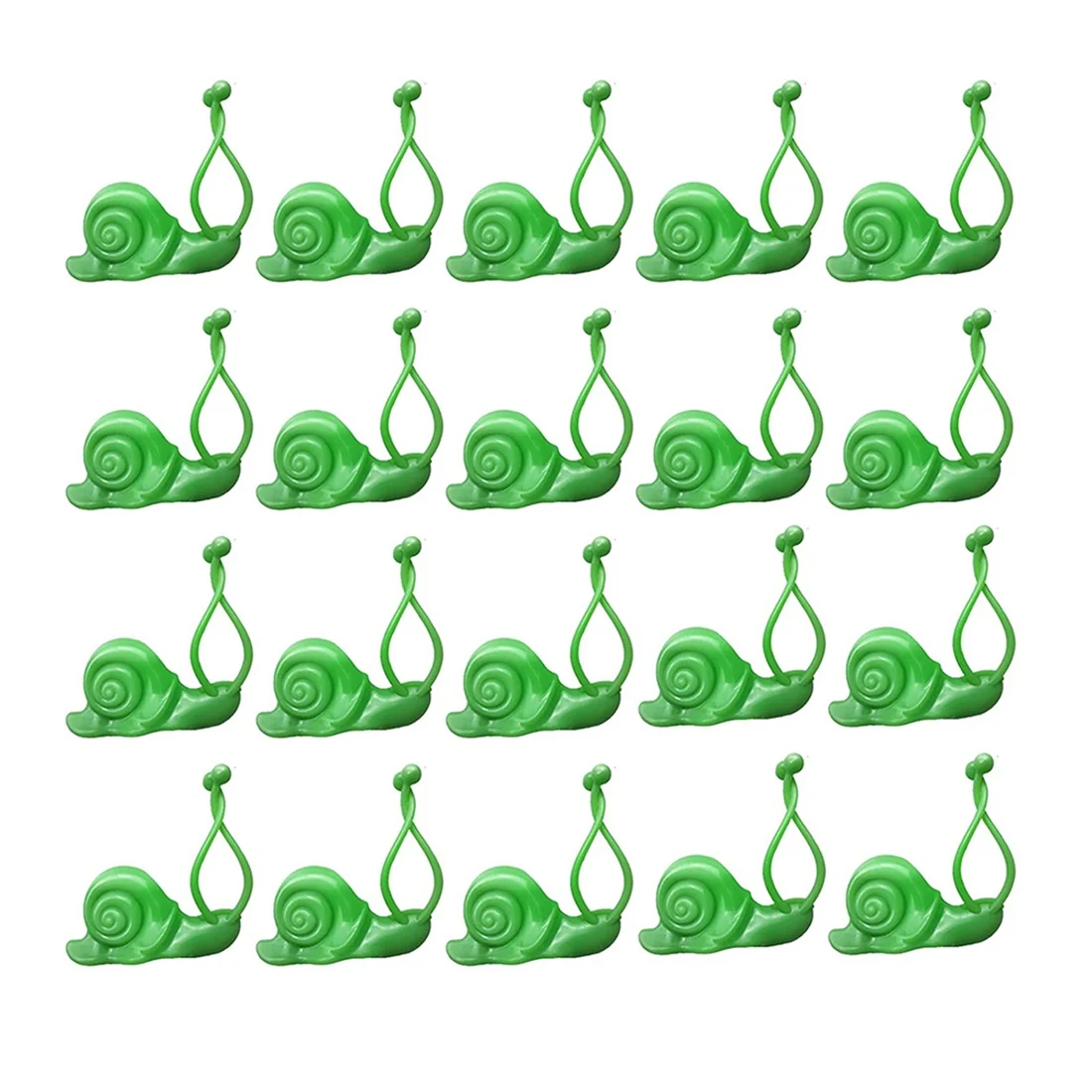 

50 Pcs Snail Shape Plant Climbing Wall Fixture Clips Invisible Vines Fixing Clips Traction Decoration For Garden Plant