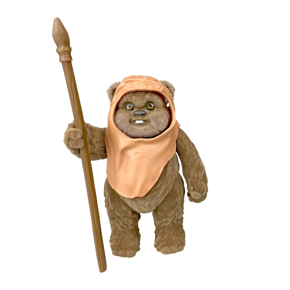 

4" SW Ewok Wicket Flocked Fuzzy Loose Action Figure Toy SW-26