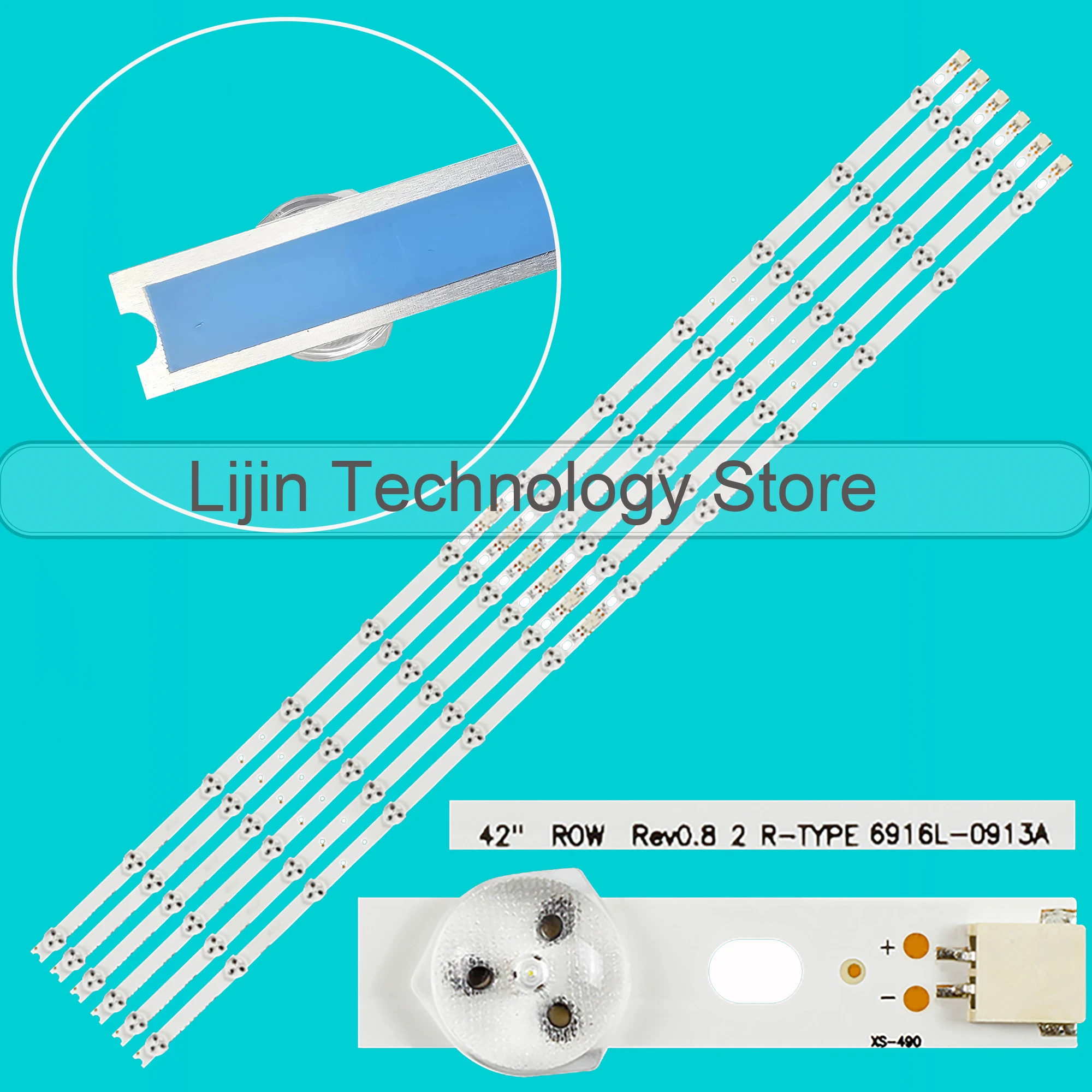 Светодиодная лента для 42LS3100 42LM340T 42LM3400 42LM3700 42LS3400 6916L-1029A 6916L-1028A 6916L-0882A 6916L-0913A LC420DUN SE