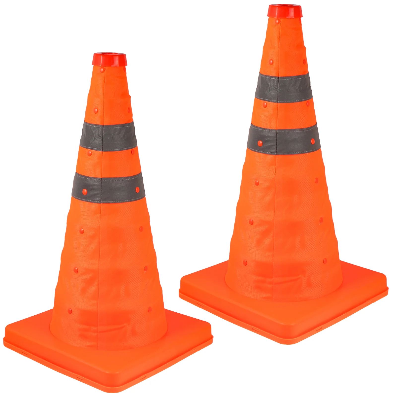 

2pcs Traffic Cone Signs Multi-purpose Safety Cones Football Pop-up Cones