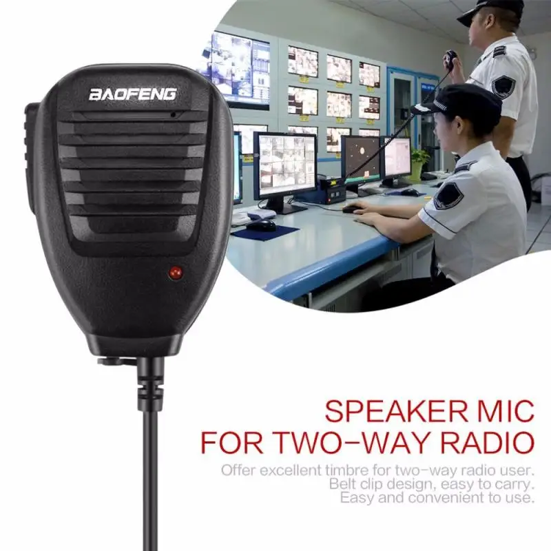 

Handheld Speaker Microphone Midland Radio Communication Accessories For Baofeng 888S 5R UV82 8D 5RE 5RA Speaker Two Way Radio