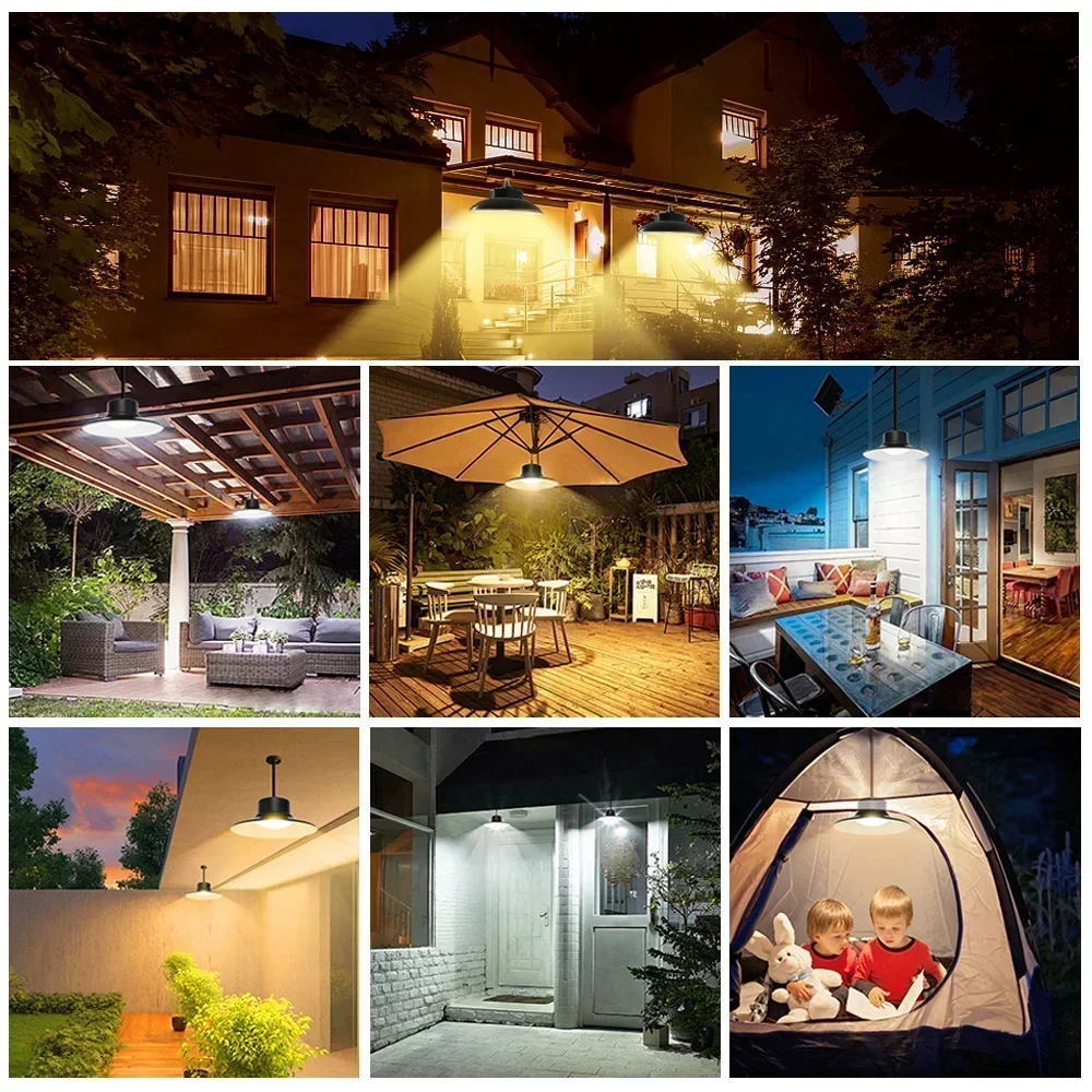 Светодиодная Подвесная лампа на солнечной батарее с дистанционным управлением