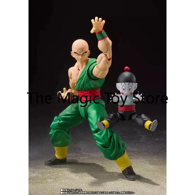 Фото Оригинальная фигурка Bandai, в наличии, серия Soul Limited, SHF, Dragon Ball Z, Теншинхан, Чиаотзу, Solar Flare 2.0, Мастер боевых искусств, игрушка №2
