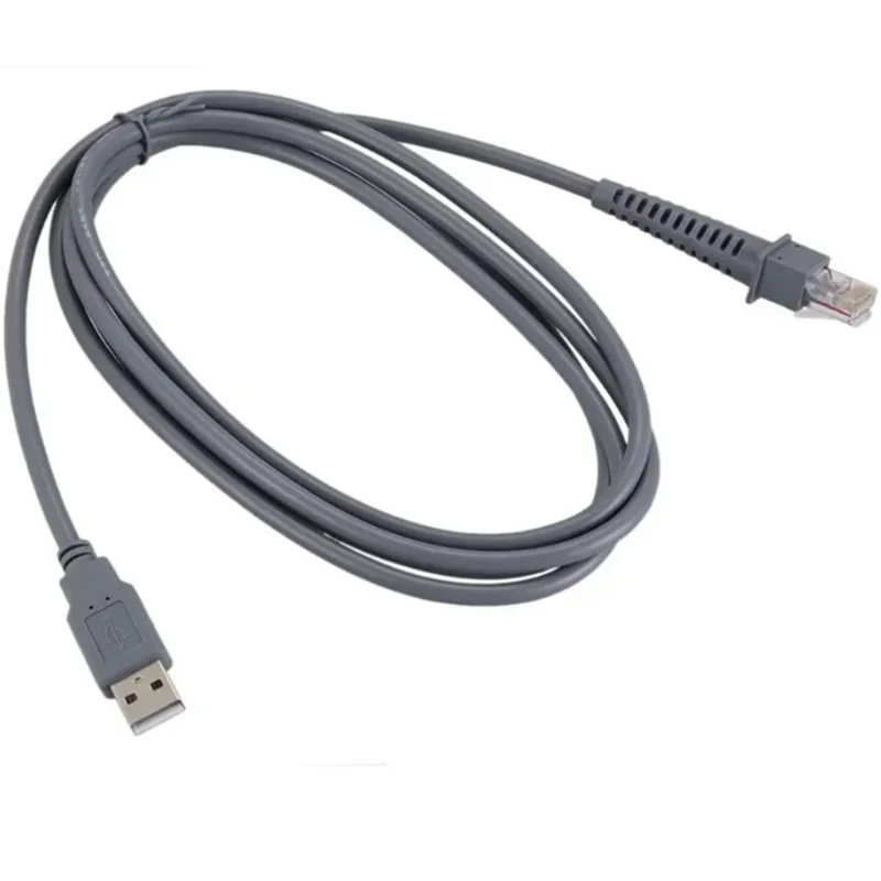 Фото 【Эксклюзив!】3-метровый USB-кабель для Datalogic CAB4120 QD2130 QD2110 GPS4490 Сканер штрих-кода USB-A «папа» к RJ45 №4