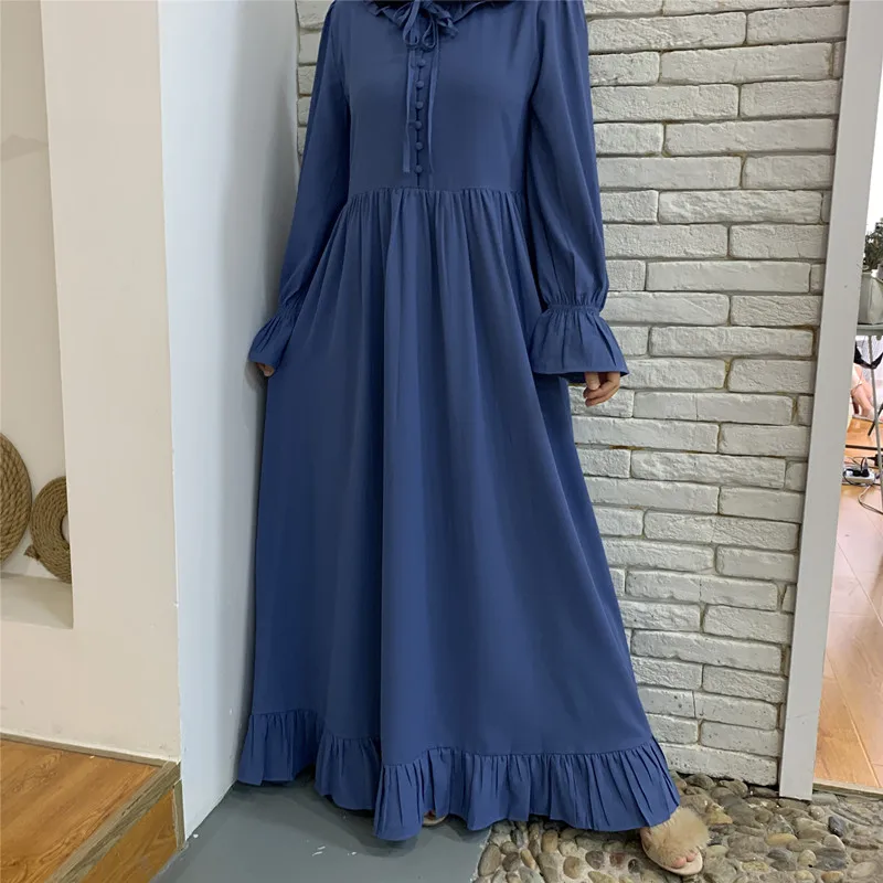 Abaya Turkey Dubai Muslim Fashion Hijab Dress Abayas For Women Islam Clothing Vestidos Kaftan Robe Musulman De Mode XL