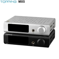 topping mx5 audio amplifier 70wx2 384khz dsd256 dac amp full balance input auto onoff digital nfca headphone amplifier 1600mwx2