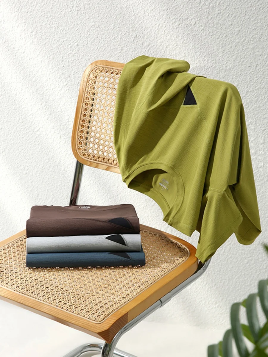 Niaojia уличная мужская спортивная футболка из ледяного шелка Quick-Drng летняя одежда