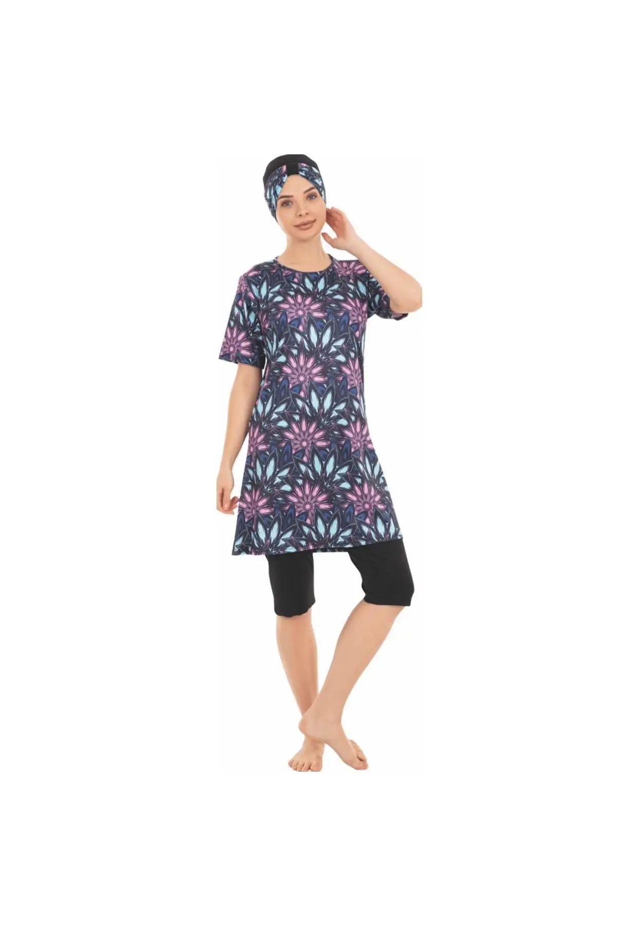

New Burkinis Muslim Swimwear Modest Summer Clothing Long Sleeve Swimming Hijab Sport Islamic Swimsuit Bathing Suit Suit