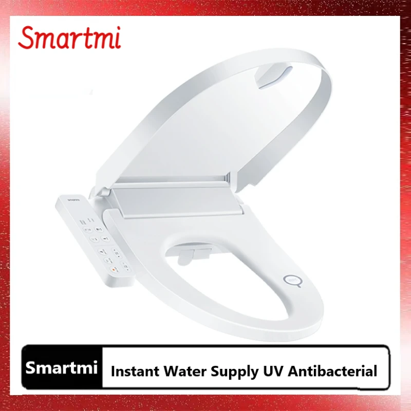 

Smartmi Smart Toilet Cover Instant Water Supply Warm Air Drying Version UV Antibacterial 4-Speed Seat Temperature Adjustment