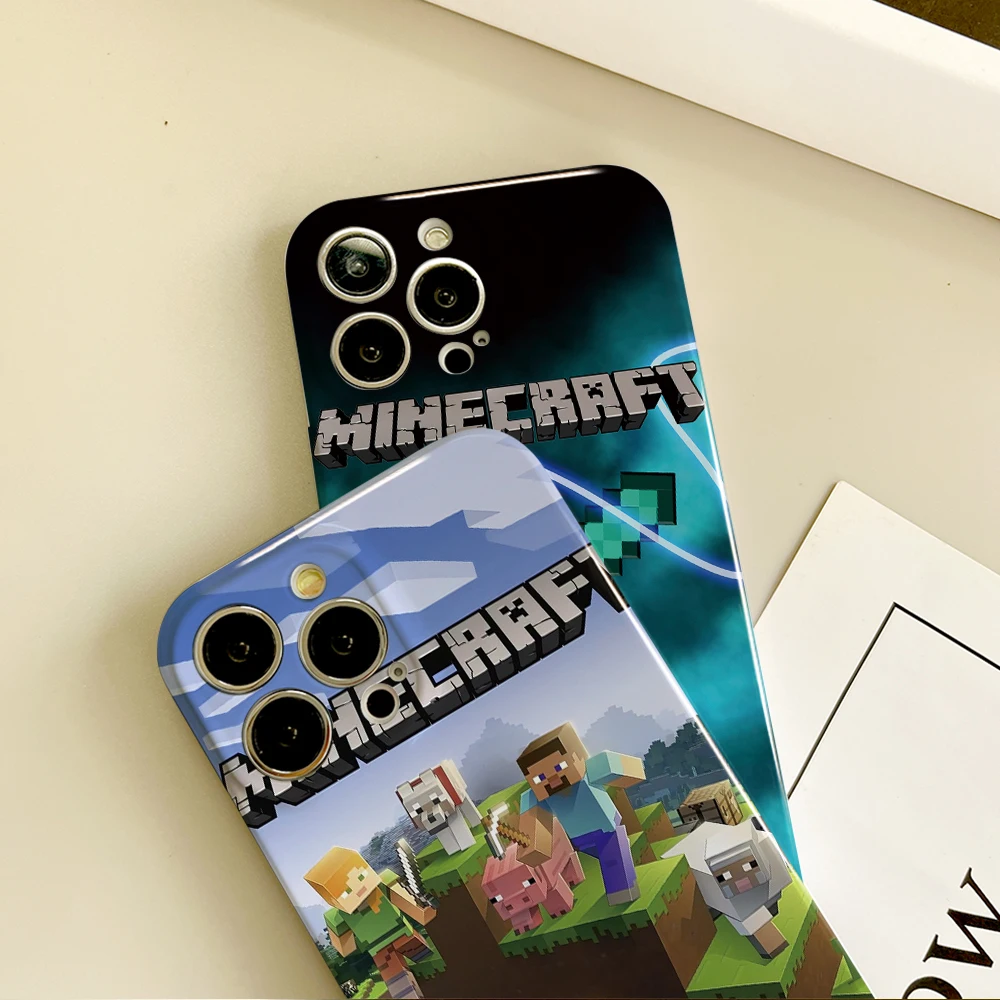 Чехол для телефона Game M-Mine C-craft Create Samsung S21 FE S23 22 Ultra Plus A 04 E 33 5G универсальный прочный