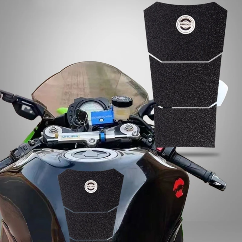 Наклейка на бензиновый и топливный бак мотоцикла нескользящая для Kawasaki ZX10R 09-10