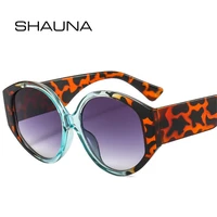 shauna ins popular fashion round sunglasses women retro gradient eyewear men trending green purple sun glasses shades uv400