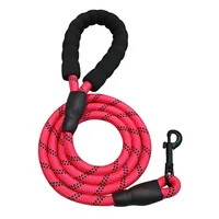 Free Shipping Pet Items 1.5m Leading Leash Soft Nylon Dog Harness Cat Reflective Training Strap for larger or Mmedium Dogs