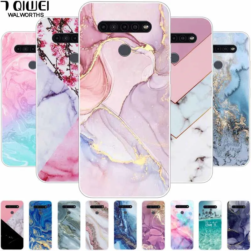 Case for LG K51S K41S Cover Marble Soft TPU Silicone Phone Covers for LG K41S Case K51S Clear Bumper K 51s for LGK41S Protective