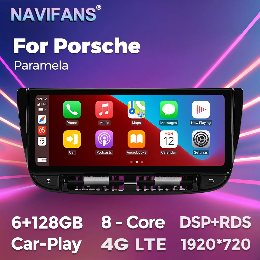 Беспроводной автомобильный мультимедийный плеер Carplay Android для Porsche Palamela/Panamera 970