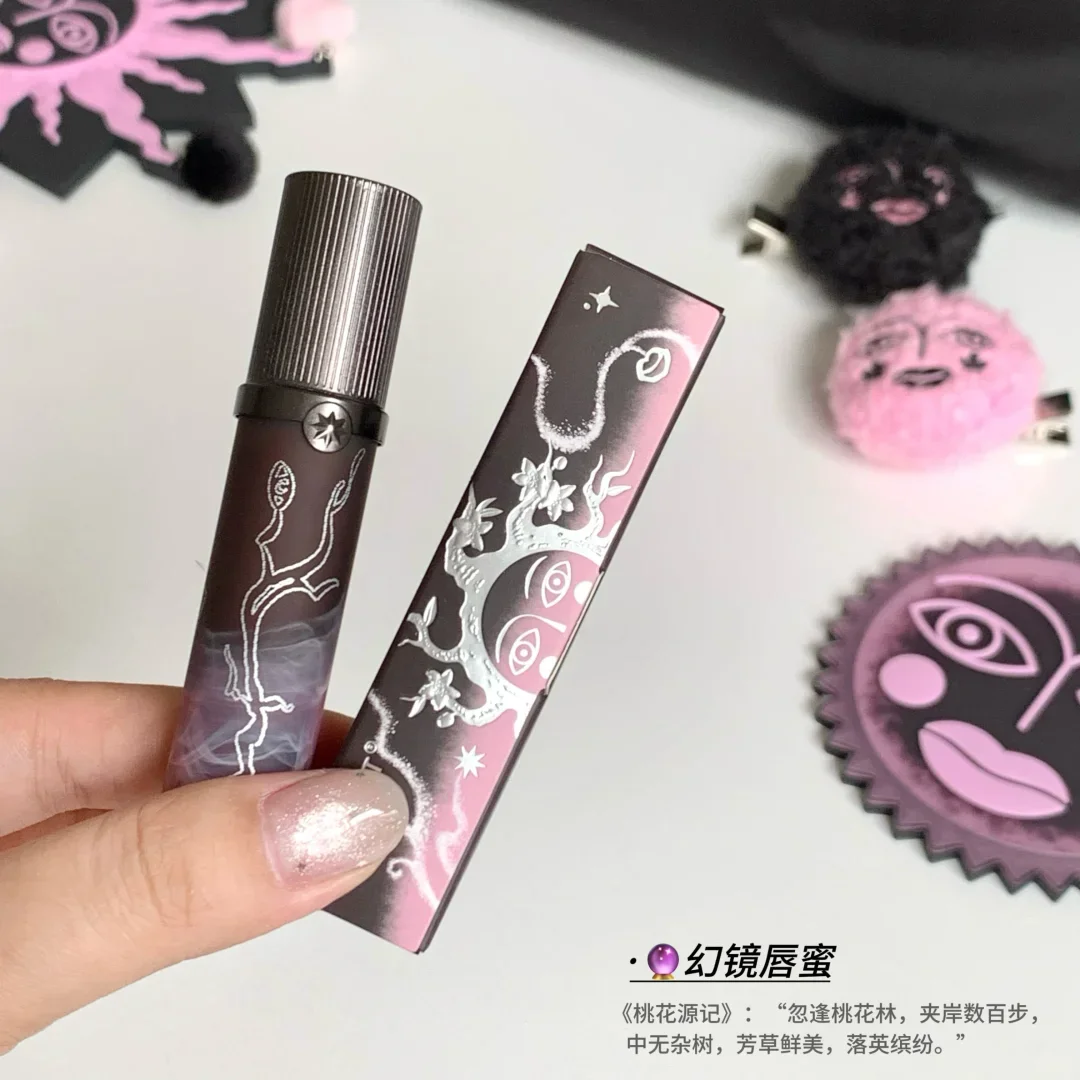 Блеск для губ Girlcult Makeup Lip Gloss Spring Water Gilded Peach Blossom Spring Mirror Luster Lip Tint: Стойкая косметика для макияжа губ с эффектом зеркального сияния (art.: 3920da2feba48) - 3920da2feba48