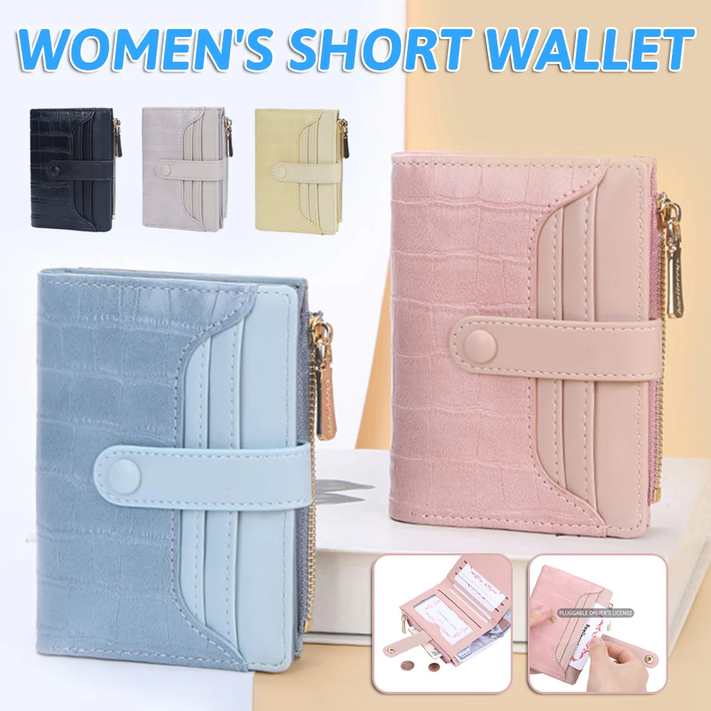 

Новинка 2022, модные кошельки для женщин, маленький кошелек для формата, Роскошный дизайнерский компактный кошелек из искусственной кожи дво...