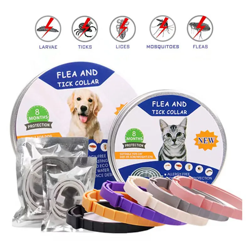 

Dog Anti Flea Ticks Antiparasitic Cats Collar Retractable Mosquitoes Repellent Pet Collars For Puppy Cat Large Dogs Accessories