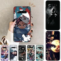 japanese anime demon slayer phone case for xiaomi redmi black shark 4 pro 2 3 3s cases helo black cover silicone back prett mini