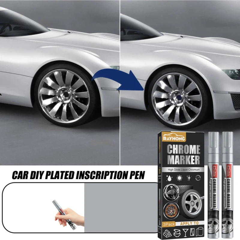 

Durable Car Universal Paint Marker Pen 25g Easy To Operate Car Paint Pen Portable Car Diy Plating Inscription Pen Personalized