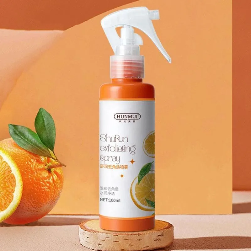 

Vitamin C Orange Exfoliating Spray Refreshing Oil Control & Moisturising Gentle Deep Mite Removal for The Whole Body