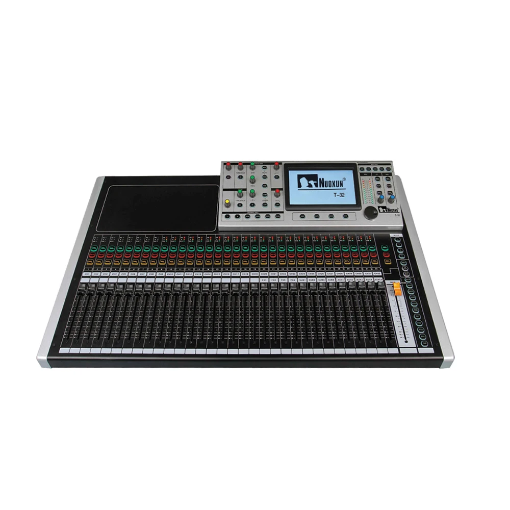 digital audio mixer professional Multitrack Recorder, 32 Channel USB Audio Interface built in sound card