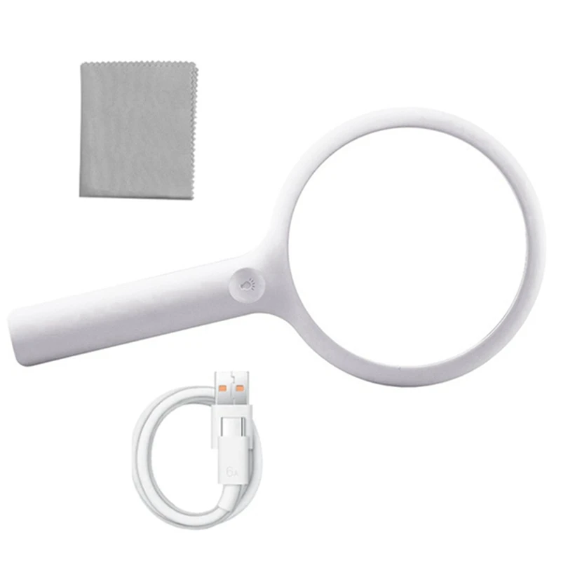 

Rechargeable Reading Magnifier With 20 LED Lights With Light Reading Magnifying Glass Rechargeable