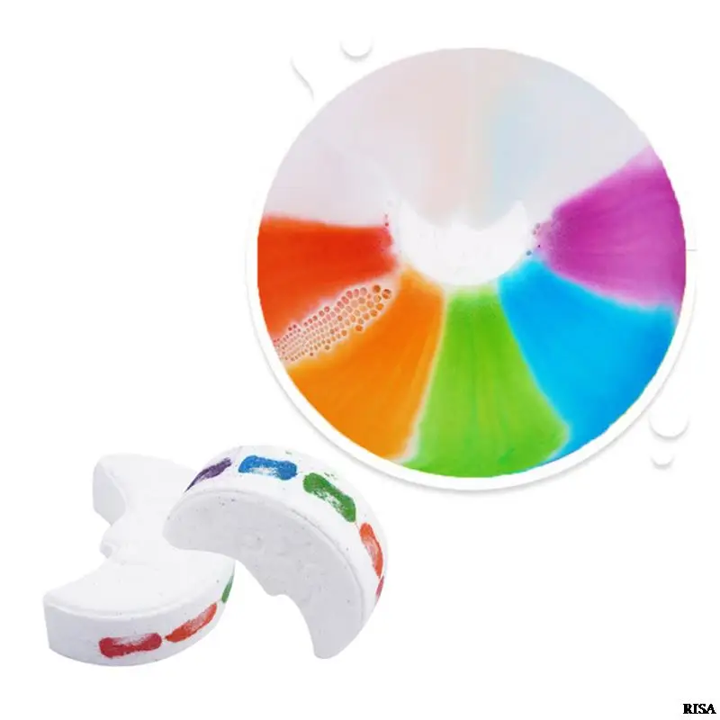 

Rainbow Exfoliating Bombs Care Body Moisturizing Massage Skin Brush Bath Ball