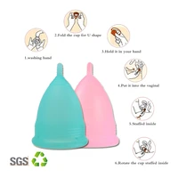 3pcsset menstrual cup beauty health feminine hygiene product health and wellness period products copa menstrual de silicona hot