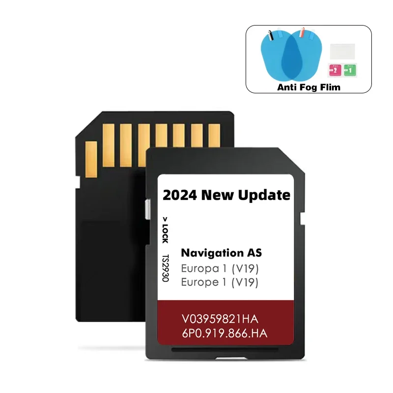 Карта для Seat AS V19 Sat Nav 32 ГБ Европа 2024 навигации Leon Car SD-карта V 03959821 HA / 6P 0919866
