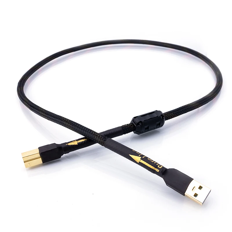 Hi-Fi кабель Monster USB Type A к USB 3,0 B, Hi-end, супермягкий для DAC декодера, аудиошнур, высокая скорость, низкие потери
