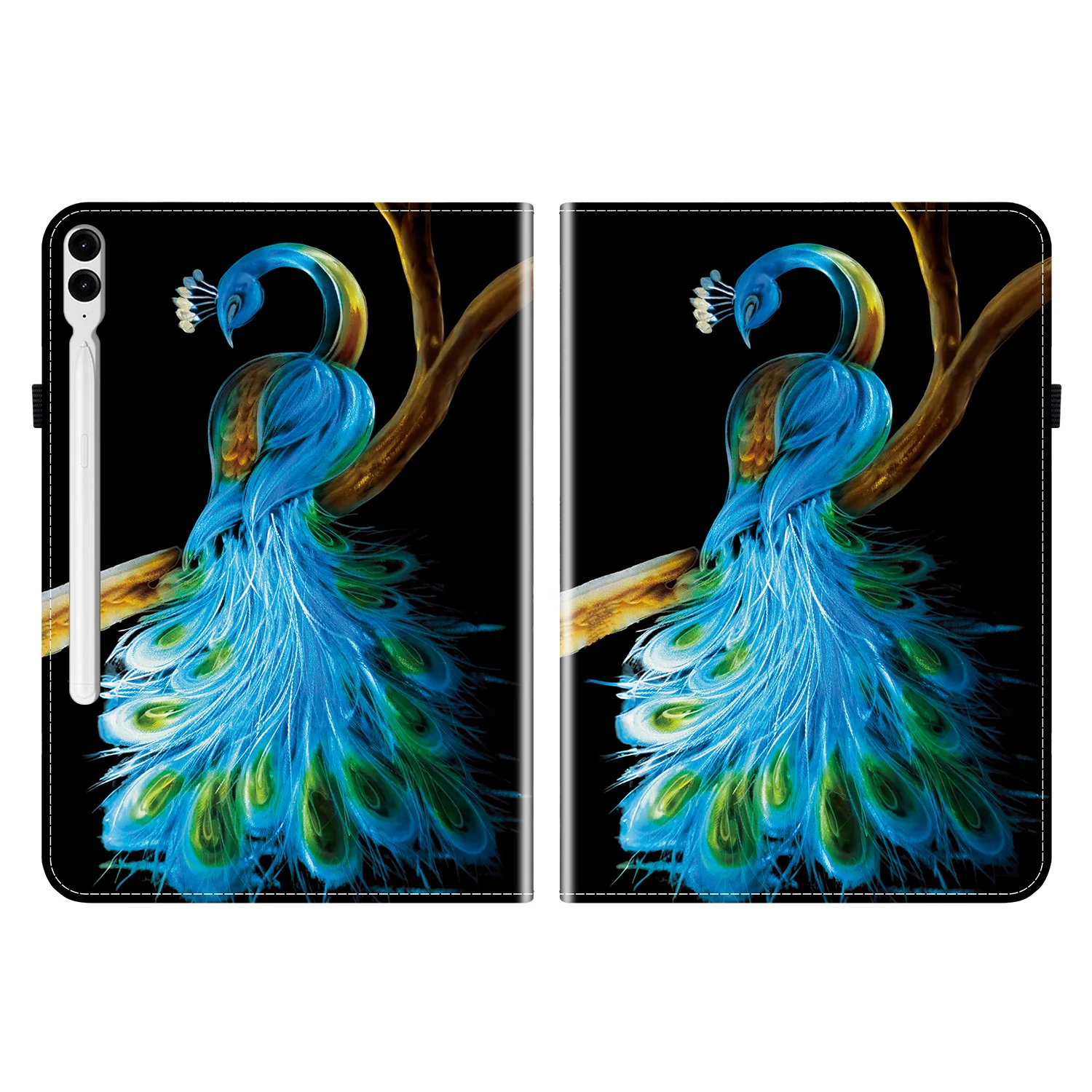 Универсальный чехол из ТПУ для Samsung Galaxy Tab S10 S9 FE Plus 12,4 дюйма SM-X820 X826 X810 X816B X610 X616B, окрашенный чехол с подставкой (art.: 3920cd4cd4a20) - 3920cd4cd4a20