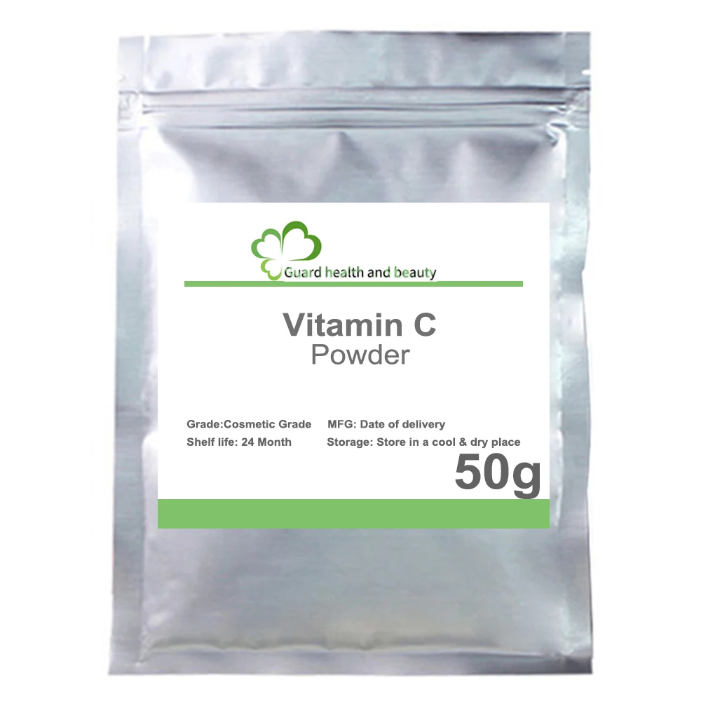 Hot Sell Vitamin C Powder L-ascorbic Acid For Skin Care Whitening Anti-Aging Cosmetic Raw Material