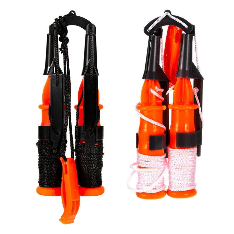 

Winter Ice Fishing Pick Chisel Portable Outdoor Life-Saving Handheld Spikes With Lanyard Fishing Tackle Fishing Tool
