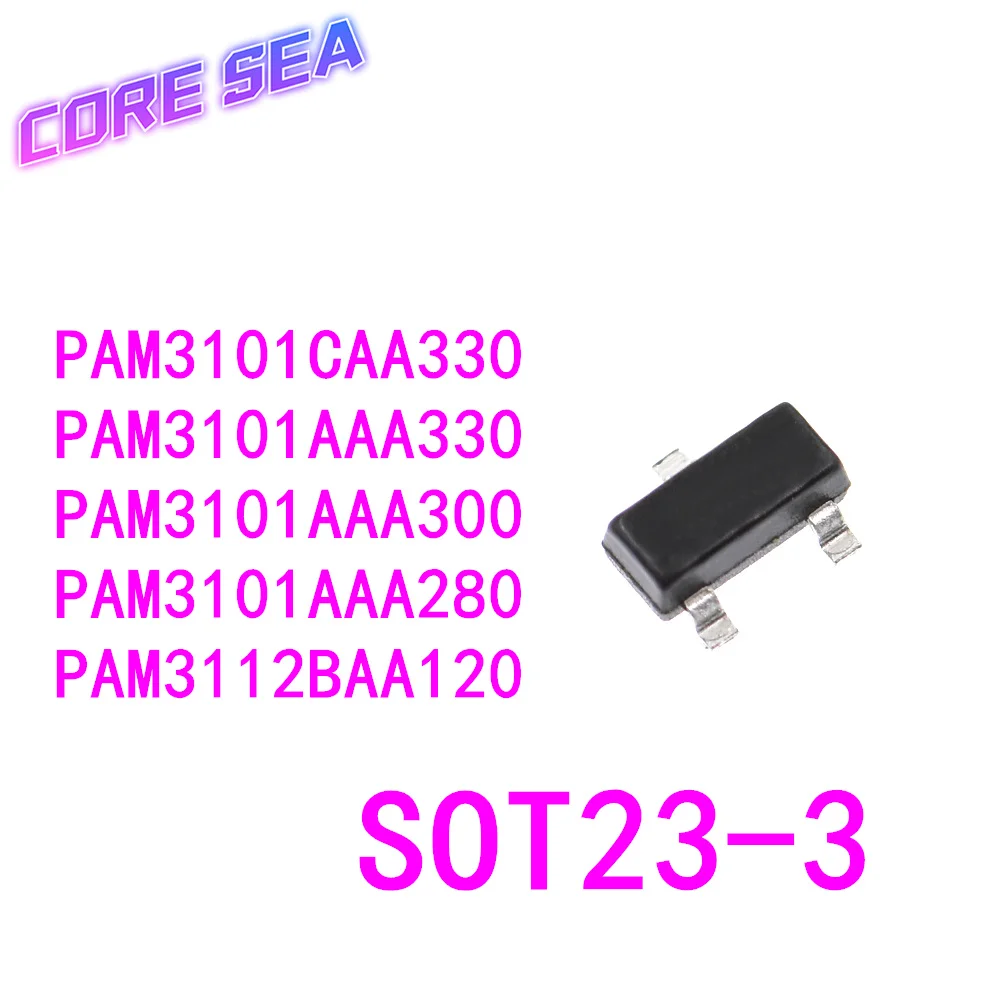 

10 шт., PAM3101AAA280 PAM3101AAC300, PAM3101AA A330, PAM3101CAA330, PAM3112BAA120 SOT23