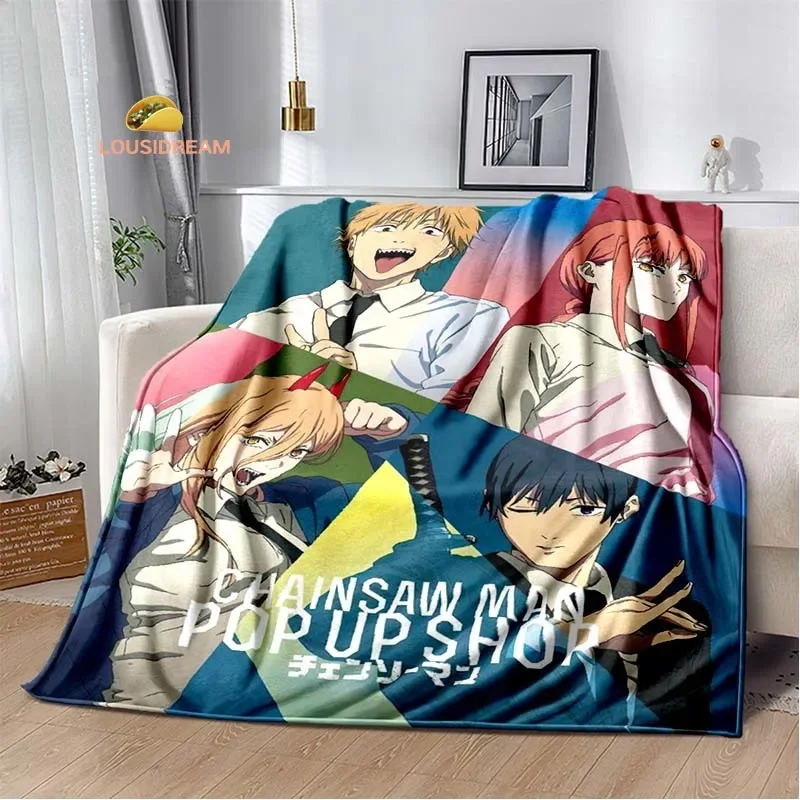 Мультяшное мужское Фланелевое мягкое теплое одеяло C-бензопила ретро кровать