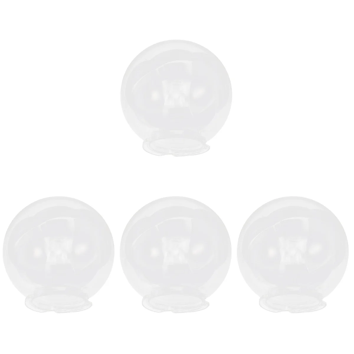 

4 Pack Lampshade Floor Light Shade Ceiling Fan Plastic Ball Shaped Replacement