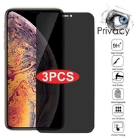 3pcs magtim anti spy screen protector for iphone 12 11 13 pro max tempered glass for iphone xs max xr 7 8 6s plus privacy glass