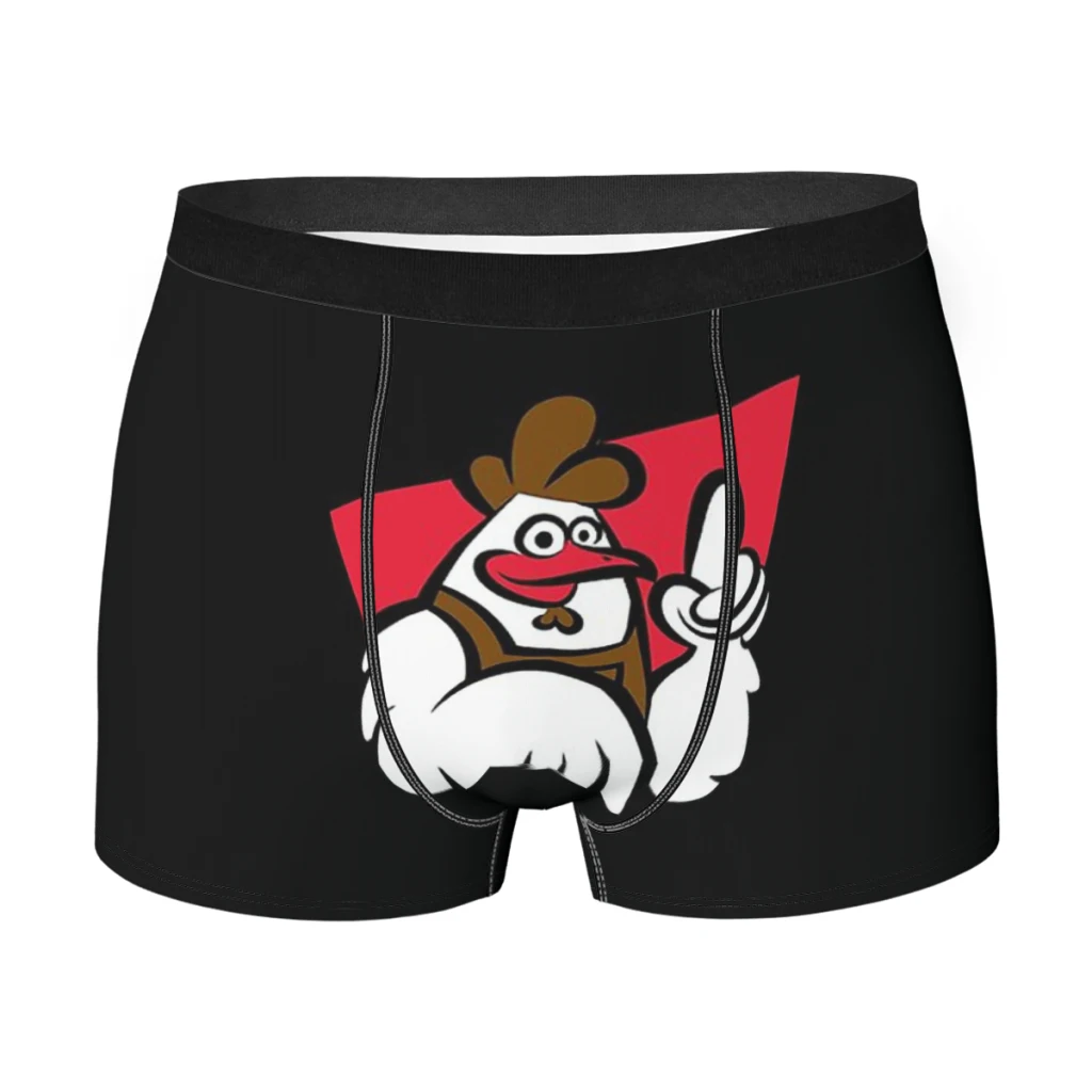 

Funny Chicken Men Boxer Briefs Underwear Art Highly Breathable High Quality Sexy Shorts Gift Idea