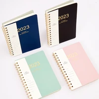 2023 creative coil fashion hardcover floral agenda diy monthly weekly plan book 208p cool office business fashion scheduler