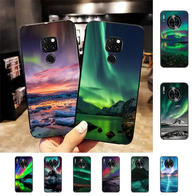

Aurora Phone Case For Huawei Nova 3I 3E mate 20lite 20Pro 10lite Luxury funda case
