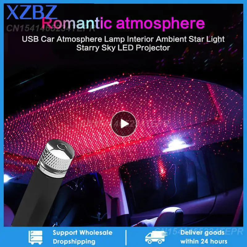 

Миниатюрный светодиодный светильник на крышу автомобиля, декоративный настраиваемый потолочный светильник с USB-разъемом, 1-5 шт.